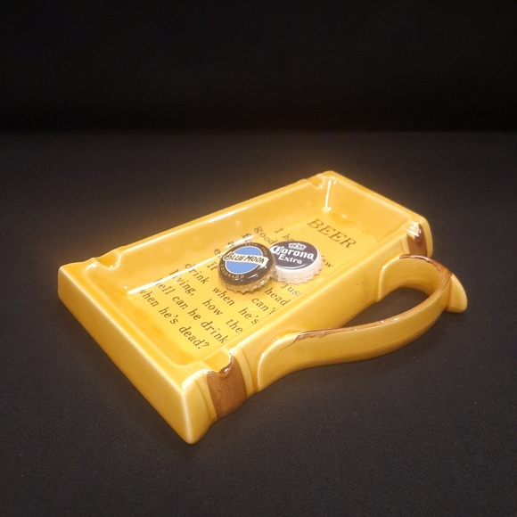 Vintage Ceramic Beer Stein Ashtray ~ Japan - Picture 3 of 7